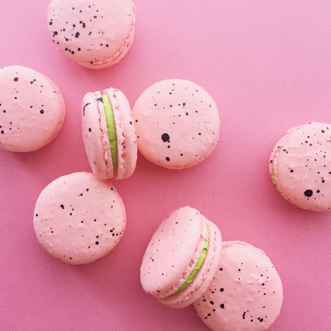 watermelon macarons by jenna rae cakes