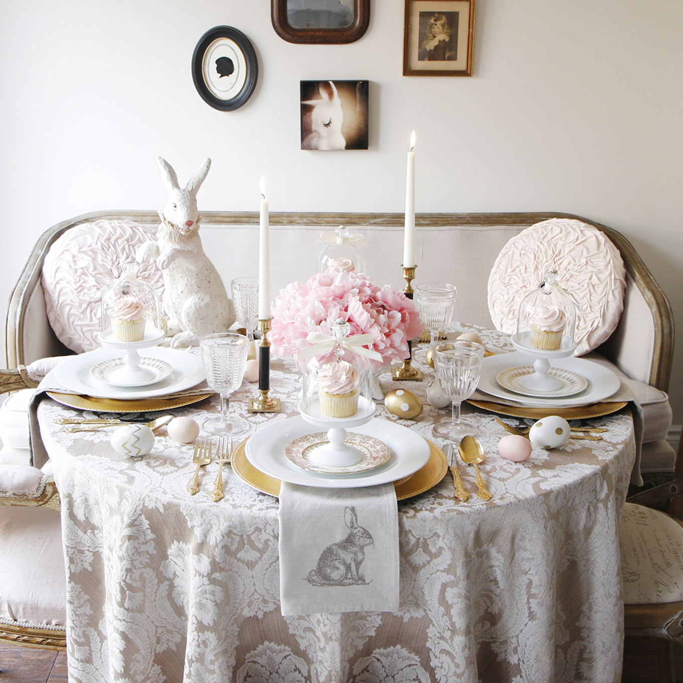 Rosanna’s Tablescape Contest Easter Heirloom Keepsakes